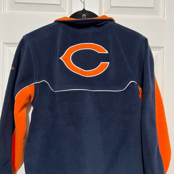 💗 NFL - Chicago Bears Boys Navy and Orange Fleece Pullover - Picture 8 of 11